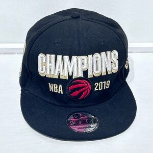 Toronto Raptors‎ New Era Black  2019 NBA Finals Champions 9FIFTY Snapback Hat
